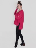 BLUZA Z OCZKAMI AMARANT